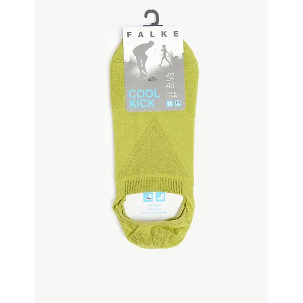 Falke Cool Kick No Show Socks - 39-41, Green, Blockcolour