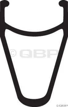 Velocity Deep V Rim 700c 32H w/MSW Black