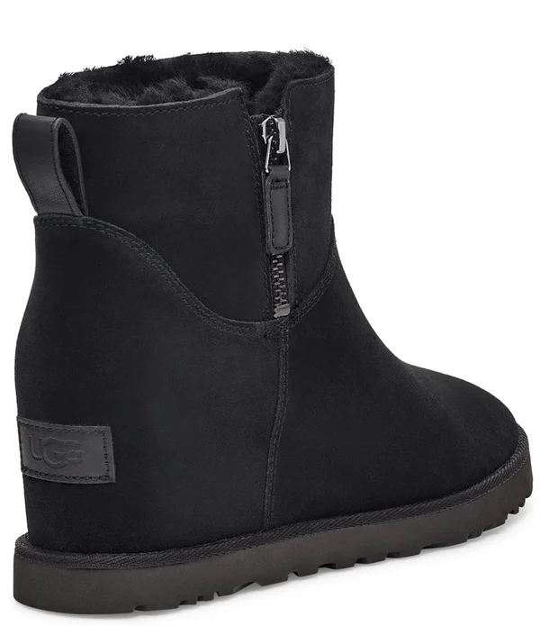 Ugg Women's Classic Femme Zip Mini Ankle Boot, Chestnut, 7.5