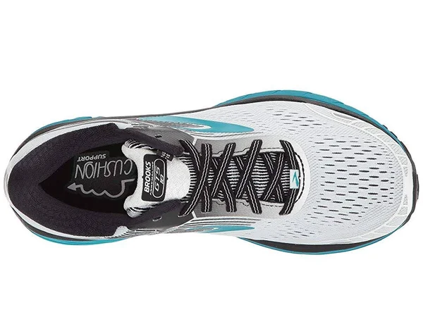 Brooks Adrenaline GTS 18 Women's Running Shoes White/Black/Teal : 5 B