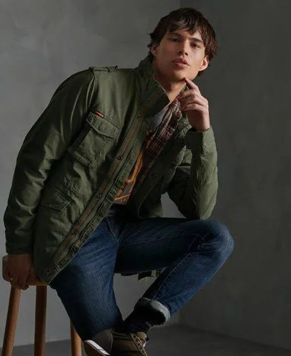 Superdry Army Green Classic Rookie Jacket