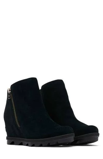 Sorel Joan of Arctic II Waterproof Wedge Boot - Size 5.5 in Black Leather at Nordstrom