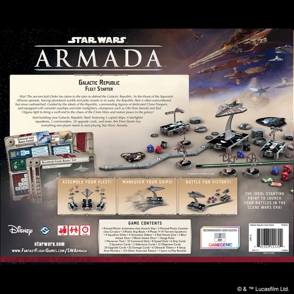 Star Wars Armada Galactic Republic Fleet Starter