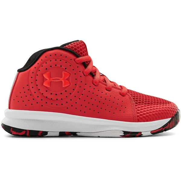 Under Armour Pre-School Jet 2019 Basketball Shoes - Red - 2.5