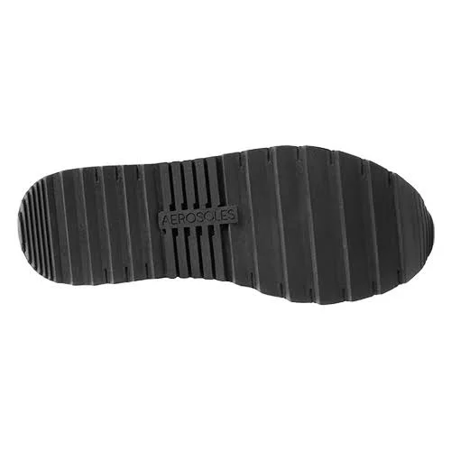 Aerosoles Women's in A Flash Sneaker - Black Fabric, Size 6.5