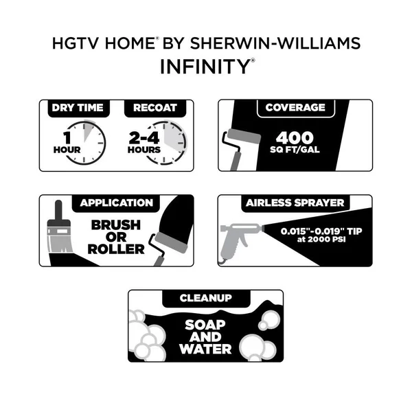 HGTV Home by Sherwin-Williams Infinity Eggshell Breaktime Hgsw2297 Interior Paint (1-Gallon), HGSW2297-636007