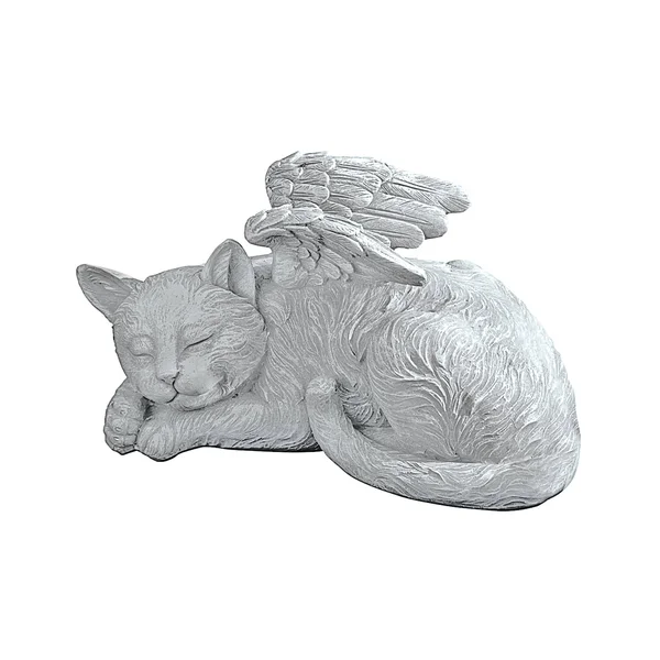 Design Toscano QL6080 Cat Angel Pet Memorial Grave Marker Tribute Statue - One size, Full Color