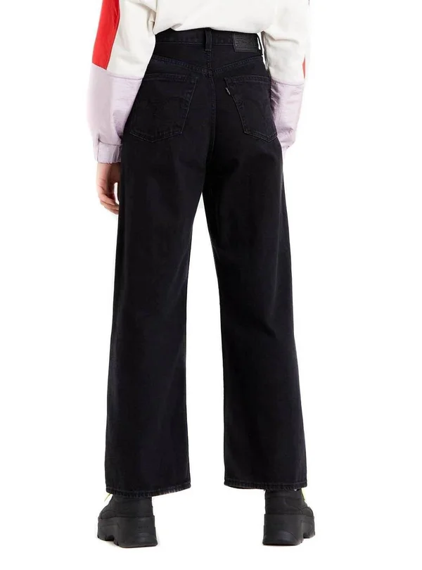 Levi&s High Loose - Black - Cropped Pants