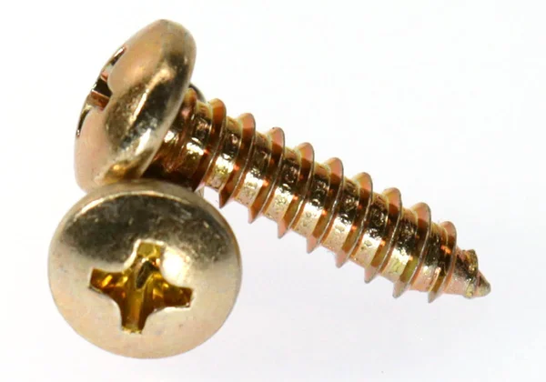 #6-20 x 5/16 Sheet Metal Screw Phillips Pan Head Type AB Low Carbon Steel Yellow Zinc Plated