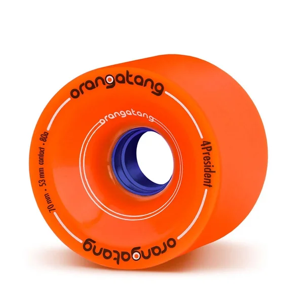 Orangatang Wheels 4 President 70 mm 80A Cruising (Orange - Set of 4)