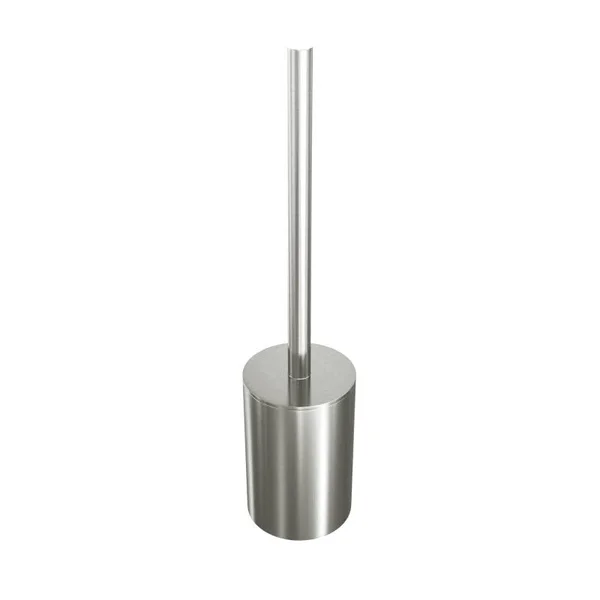 ICO Bath V464 Volkano Flow Series Free Standing Toilet Brush - Nickel - Silver