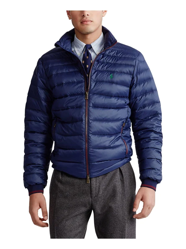Polo Ralph Lauren Men's Packable Quilted Down Jacket XL Navy