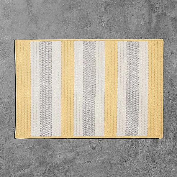 Colonial Mills Stripe It 5' x 8' Rug - Yellow Shimmer