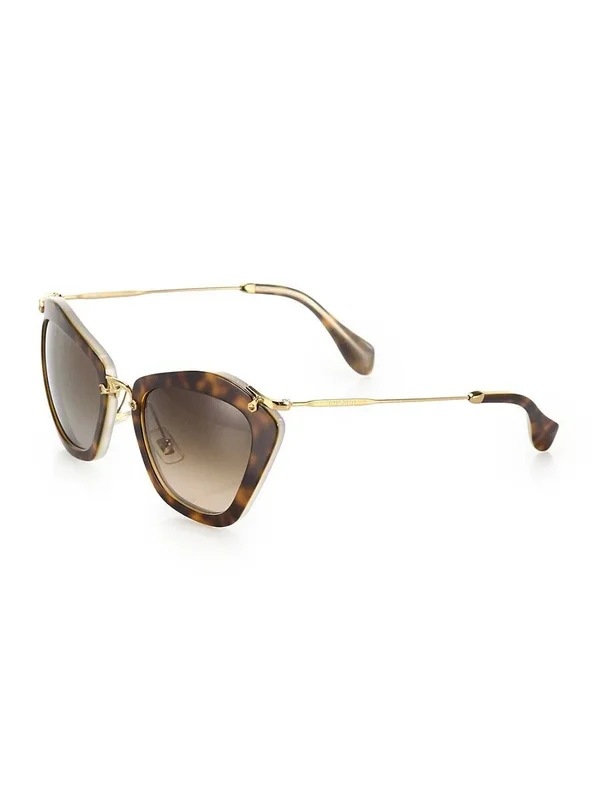 Miu Miu Sunglasses 10NS 1AB1A1 Black Grey