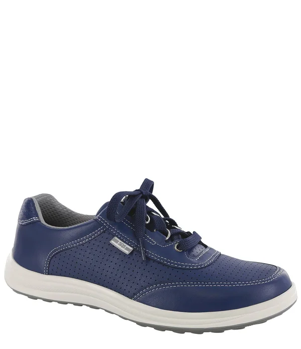 SAS Women's Sporty Lux Blue Perf 9.5 Slim