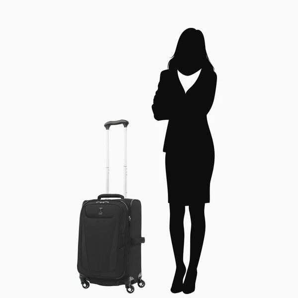 Travelpro Maxlite 5 21x22 Expandable Carry on Spinner - Black - 21 inches x 14 inches x 9 inches