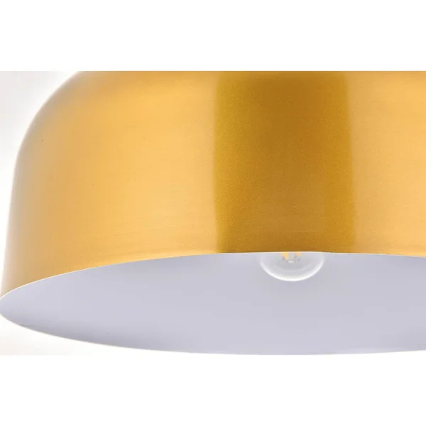 Elegant LD4074D16WH Etude 1 Light White Pendant