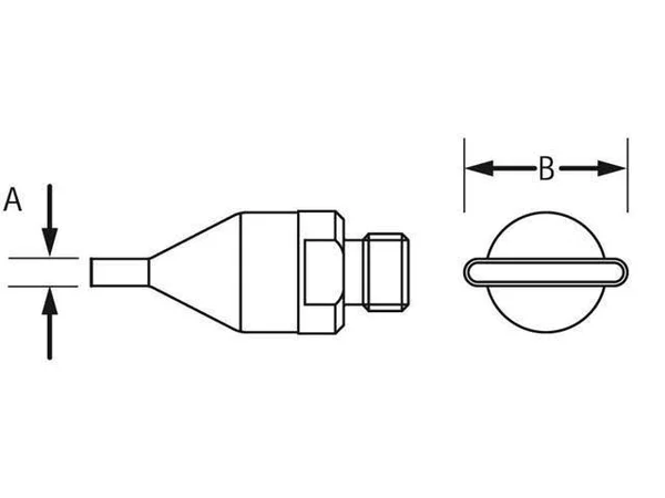 Weller F04 Nozzle 10 - 0X1, 5