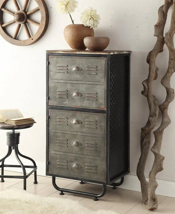 4D Concepts Locker Collection 2 Door Bookcase