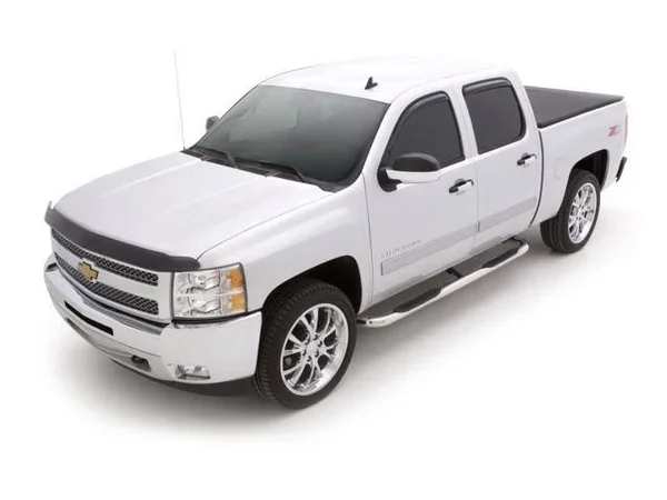 Lund 23075768 - 3x22 Round Bent Steel Nerf Bars - Black