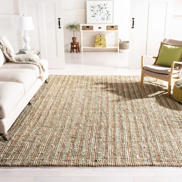 Safavieh NF447A Natural Fiber Area Rug - Natural: 6-ft x 9-ft