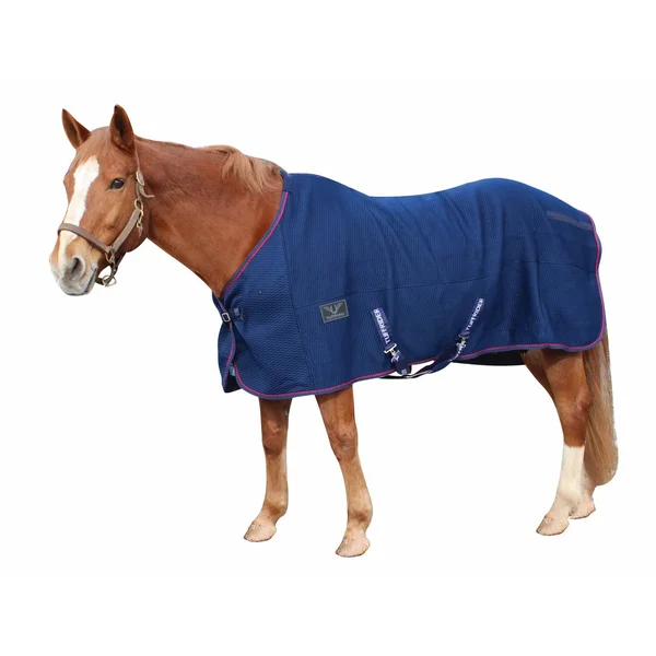 TuffRider Thermo Manager Stable Sheet with Contrast PIPING