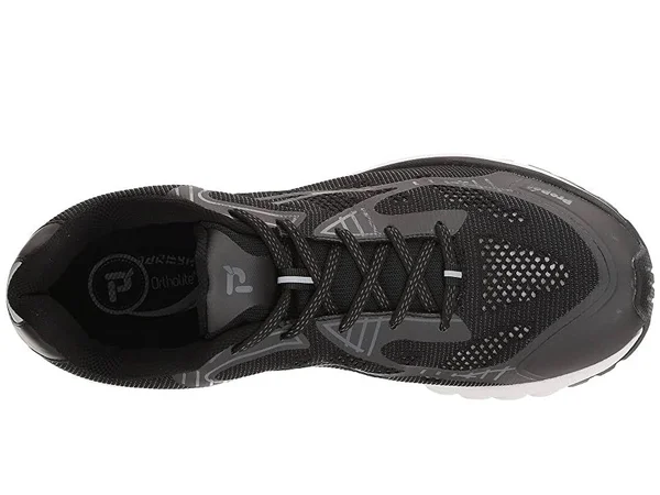 Propet Men's One LT Sneaker - Black/Grey - Size 8 - Medium