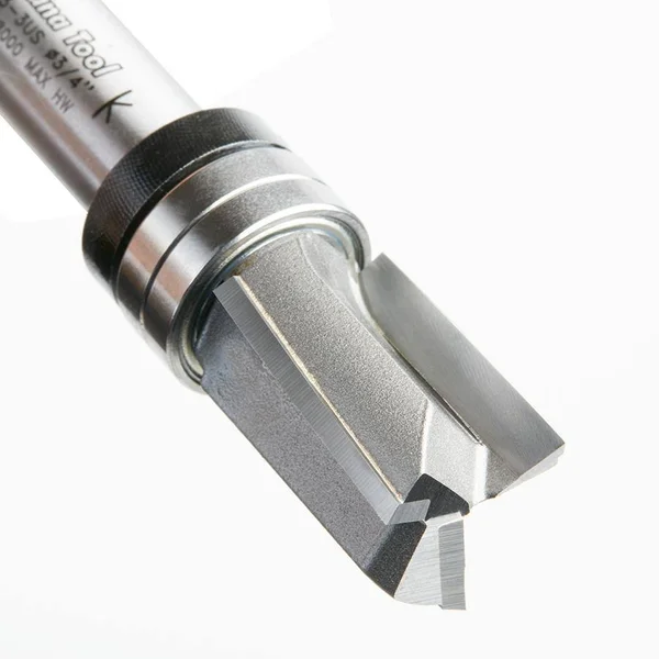 Amana 45463-3US Carbide Tipped Face Plunge Template Up Shear Angle 3/4 D x 1 CH