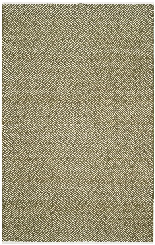 Safavieh Boston BOS680B Olive 8& x 10& Area Rug