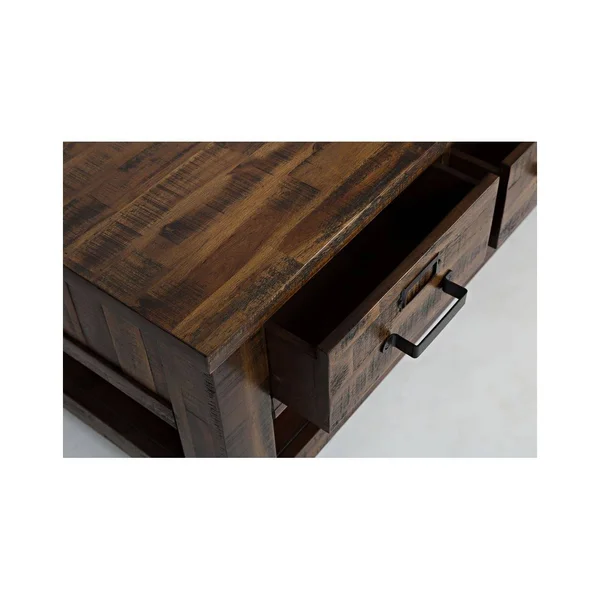 Jofran Cannon Valley Three Drawer Cocktail Table