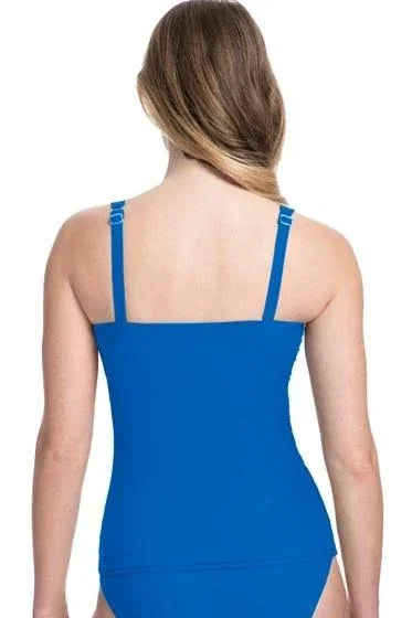 Profile by Gottex Tutti Frutti Underwire Tankini Swim Top, Black (9401D18) 32F