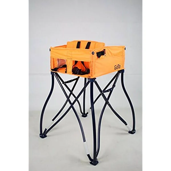 Phoenix Baby GoTo 2-in-1 Infant Car Seat Station and Travel High Chair: Orange