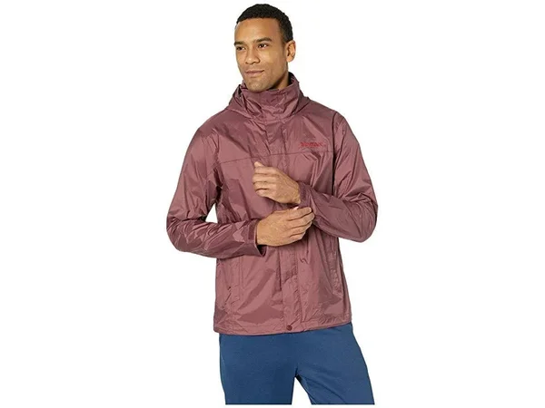 Marmot Men's PreCip Eco Jacket - Large - Burgundy