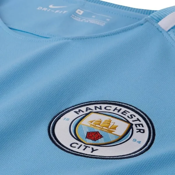 Nike Manchester City Youth Home Jersey 17/18