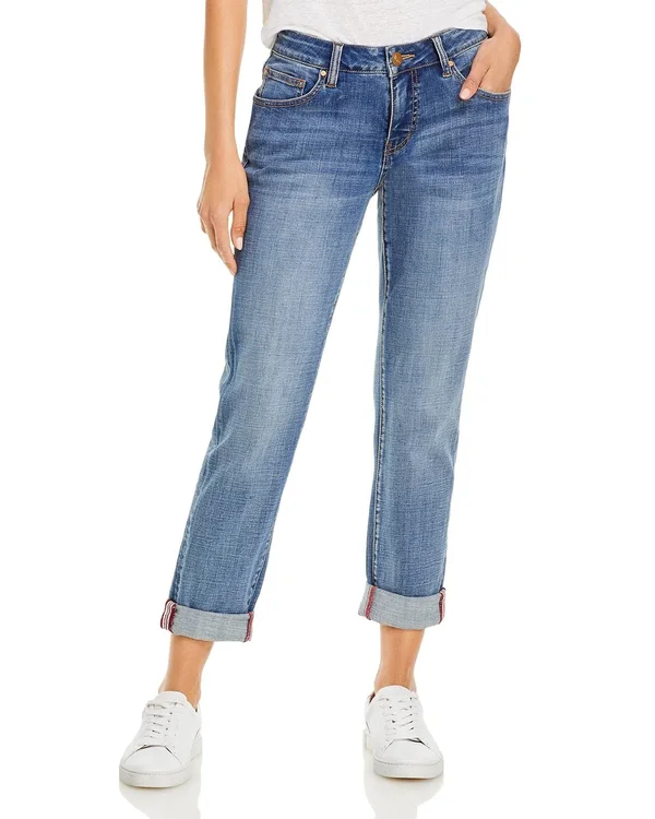 Jag-Carter Mid Rise Girlfriend Jeans 14