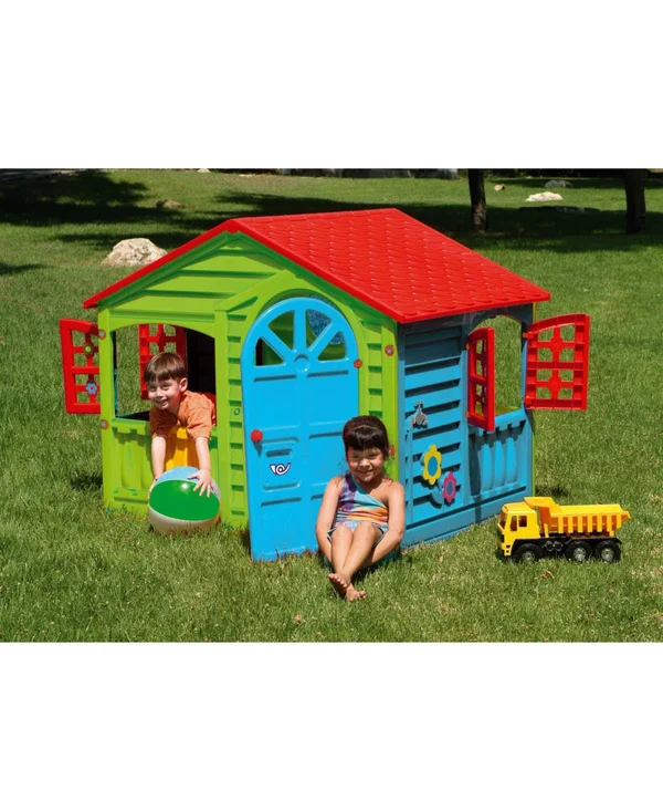 Palplay House of Fun, Green, Red, Blue