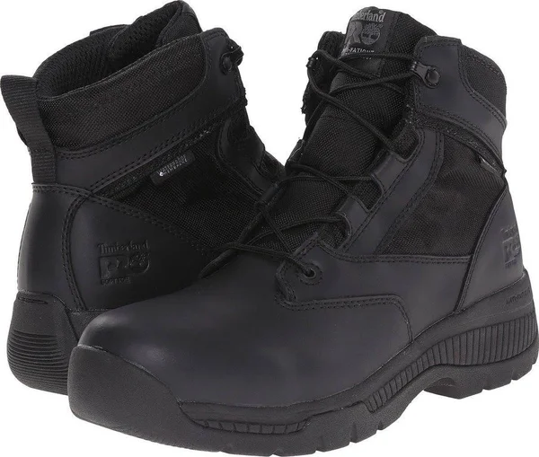 Timberland Pro Men's 6 in. Valor Duty Soft Toe Waterproof Work Boot - Black