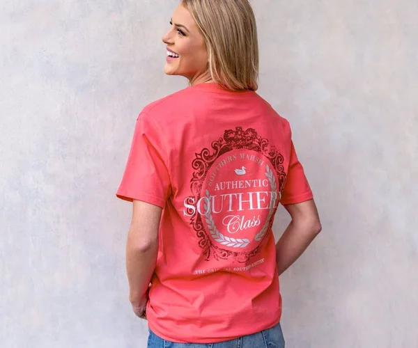 Southern Class Tee Small, Strawberry Fizz