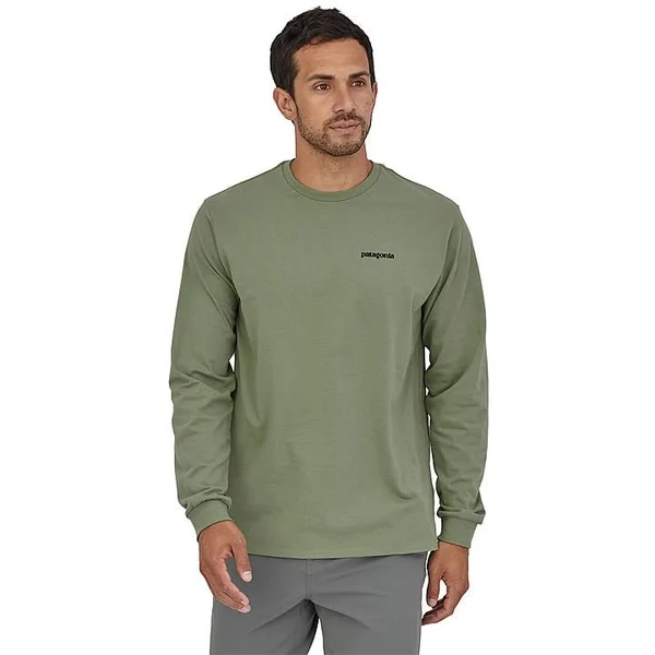Patagonia Men's Long-Sleeved P-6 Logo Responsibili-Tee