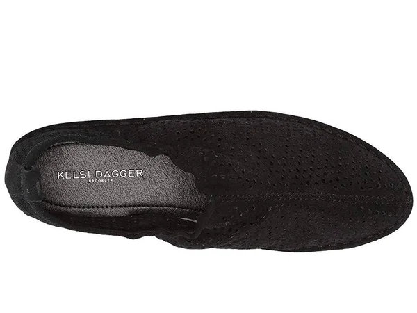 Kelsi Dagger Brooklyn Women's Royce Sneaker - Black Perforate, Size: 8