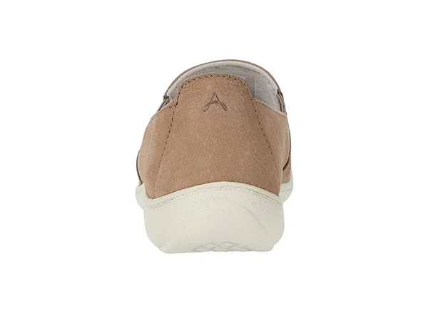 Aravon Women's Lia SlipOn Sneaker, Size: 11, Taupe Leather