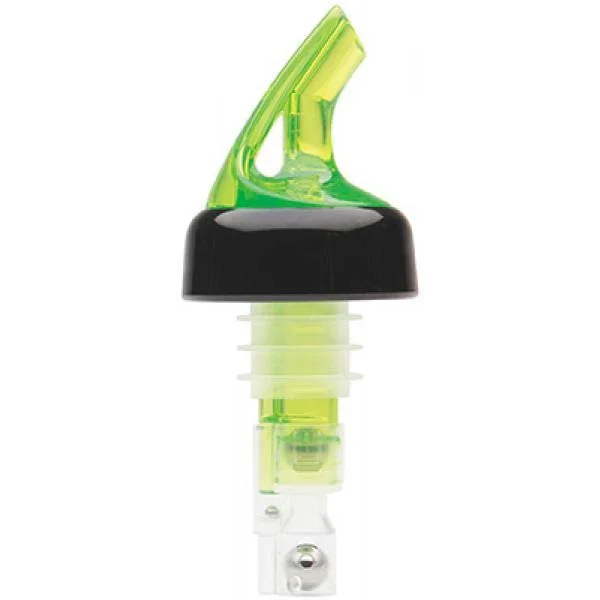 Bar Maid BMP-3100G 1 oz Premium Pourers - Green - Black Collar