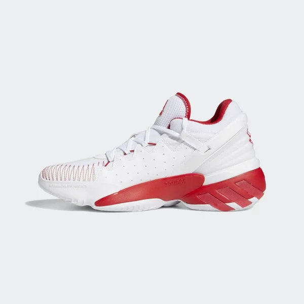 Adidas D.O.N Issue 2 Basketball Shoes Custom Colors, 13.5, White/Scarlet/White
