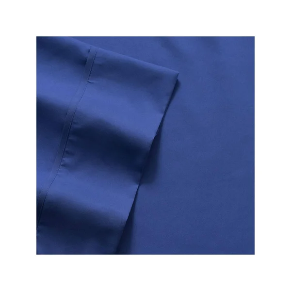 Sweet Home Collection 1500 Thread Count Sheet Set, Dark Blue RV Queen