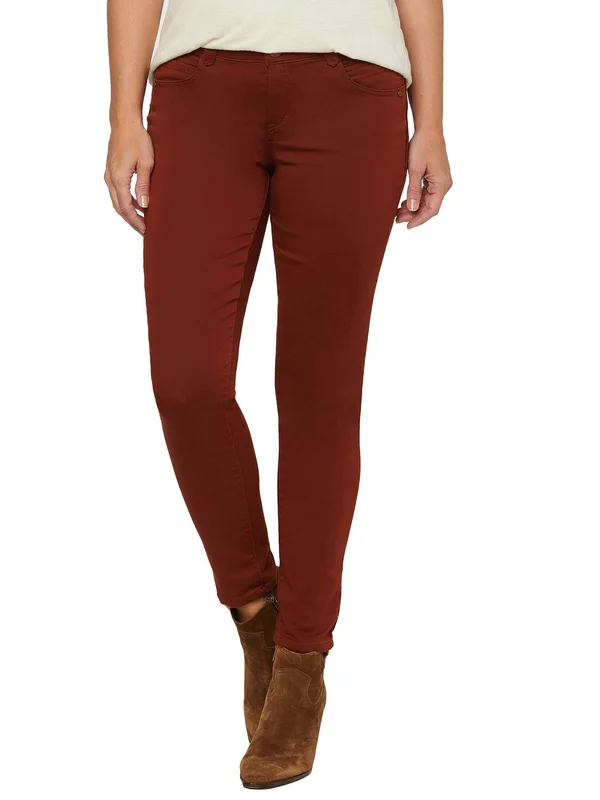 Democracy Women's Absolution Ankle Length Colored Jegging 8, Wine