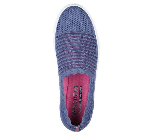 Skechers Women's Poppy Breezy Street Slip-On Sneaker - Blue