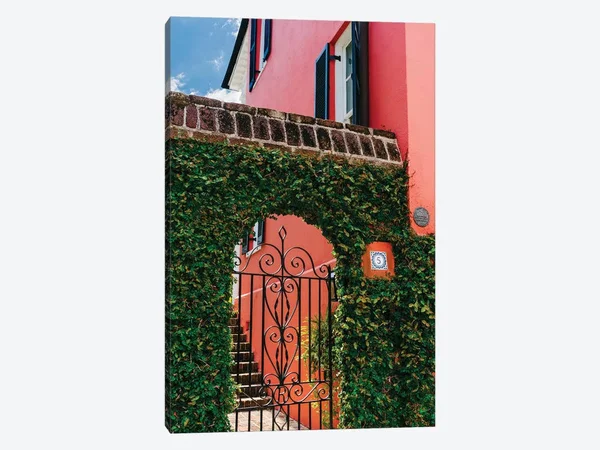Charleston Pink VIII Canvas Artwork Print by Bethany Young