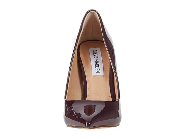 Steve Madden Vala Burgundy Patent - Size 6