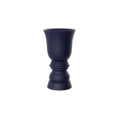 Suave Resin Pot Planter Vondom Navy 39.25x22 H x 21.75x22 W x 21.75x22 D