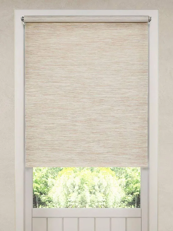 Natural Fiber Cordless Roller Shade 43.5X72 Tan